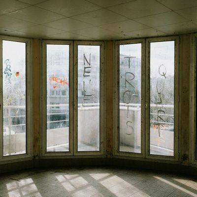 Sunlight streaming through window onto the training area.